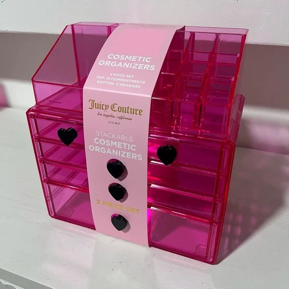 JUICY COUTURE STORAGE ORGANIZERS